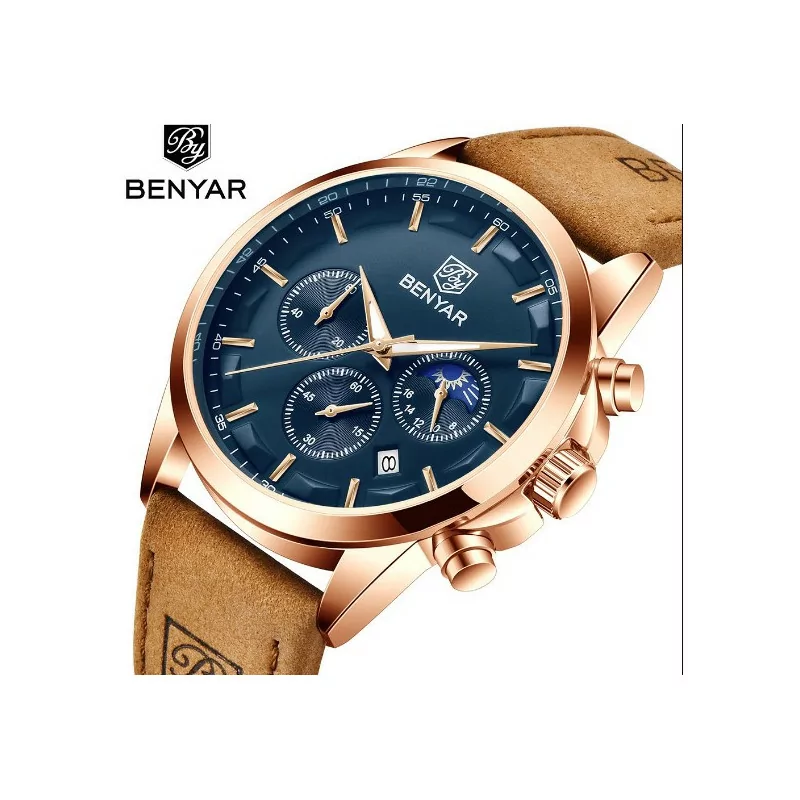 Montre BENYAR BY 5160 en cuir