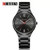 montre de luxe de mode en acier inoxydable montre pour homme Quartz analogique montre-bracelet