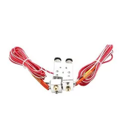 3D INNOVATIONS Dual Extruder Chimera Extruder Double Nozzle Remote Full Kit 0.4mm 1.75mm Double Head Multi-Extrusion for V6 Dual