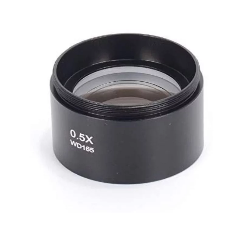 0.5X WD165 SZM OBJECTIF AUXILIAIRE OBJECTIF ZOOM STÉRÉO MICROSCOPE FILETAGE 48MM MICROSCOPE BINOCULAIRE MICROSCOPE TRINOCULAIRE
