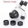 0.5X WD165 SZM OBJECTIF AUXILIAIRE OBJECTIF ZOOM STÉRÉO MICROSCOPE FILETAGE 48MM MICROSCOPE BINOCULAIRE MICROSCOPE TRINOCULAIRE