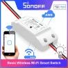 SONOFF – interrupteur intelligent Wi-Fi BasicR2, contrôle à distance sans fil, Module d'éclairage pour maison intelligente, comm
