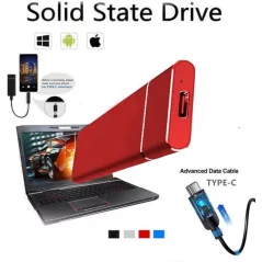 Disque dur externe portable 1To USB 3 1 Type C ultra fin à haute vitesse
