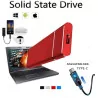 Mini disque dur SSD externe ultra rapide, portable et grande capacité pour ordinateurs portables et de bureau