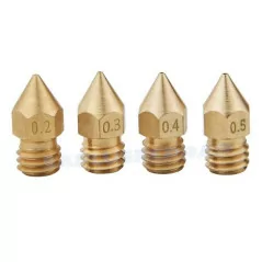 Nozzle For 1.75mm MK8 Makerbot 0,2 à 1.0mm