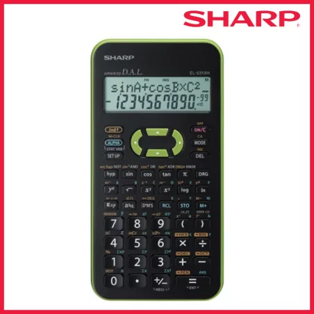 Calculatrice Scientifique SHARP 4 Lignes, WriteView EL-W531XH