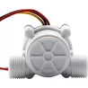 CAPTEUR DE DÉBIT D'EAU 1-30L/MIN, DÉBITMÈTRE À EFFET HALL YF-S201