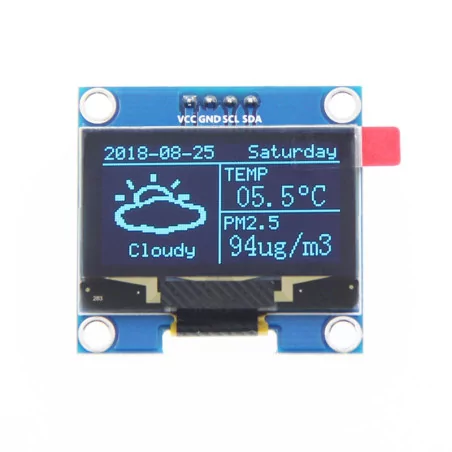OLED LCD blue color 4PIN 1.3" for Arduino 128X64