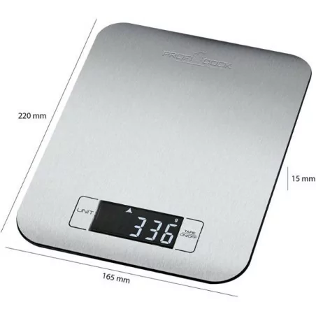 ProfiCook 2043216 Balance de Cuisine PC-KW 1061 en INOX 3
