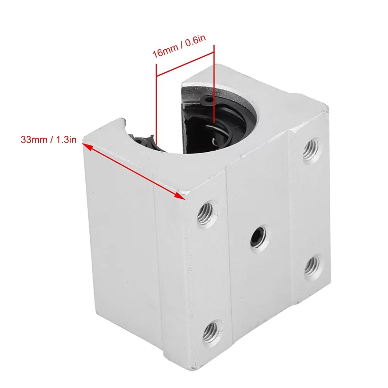 SBR12/16/20/25UU Open Linear Bearing Slide Linear Motion Block