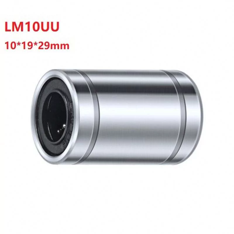 Lot De 4 Roulements Linéaires à Billes LM10UU - Alésage 10mm, Diamètre Extérieur 19mm, Longueur 29mm - Neuves