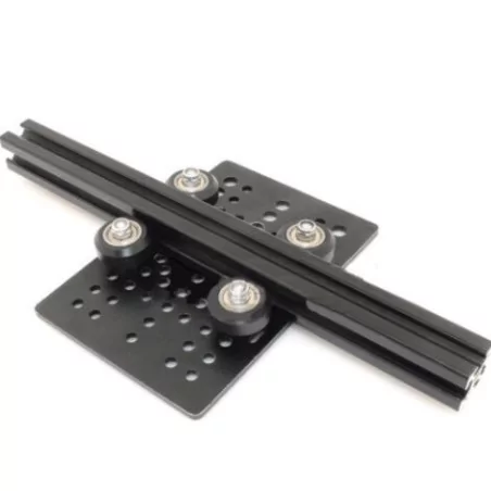 V-Slot GANTRY Plate + Isolation Column + 4 Wheels (127*88*3mm)