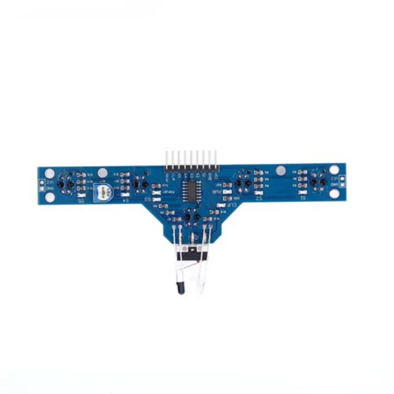 Module électronique intelligent de suivi des cinq routes, capteur de suivi, 5 fonctions pour envoyer les routines, TCRT5000