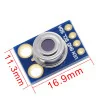 GY-906 MLX90614ESF جديد MLX90614 وحدة استشعار درجة الحرارة غير التلامسية متوافق مع Arduino