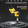Microscope binoculaire stéréo industriel MC24S-B1 haute définition, double engrenage adapté à l'entretien des téléphones