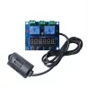 Module de contrôleur numérique de température et d'humidité, 12V, 10a, haute précision, double sortie, avec capteur SHT20
