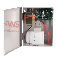 Alimentation pour systèmes de contrôle d'accès, 12v | 3A/5A, emplacement pour batterie, alimentation sans interruption mt-12
