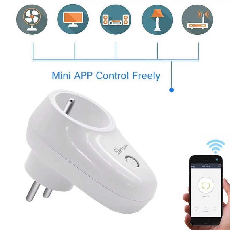 SONOFF S26 PRISE CONNECTÉE WIFI INTELLIGENTE EU-TYPE F