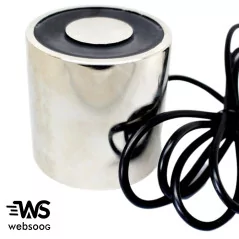 Électro-aimant solénoïde de levage DC 12V KK-P60/60 grande aspiration 100 KG