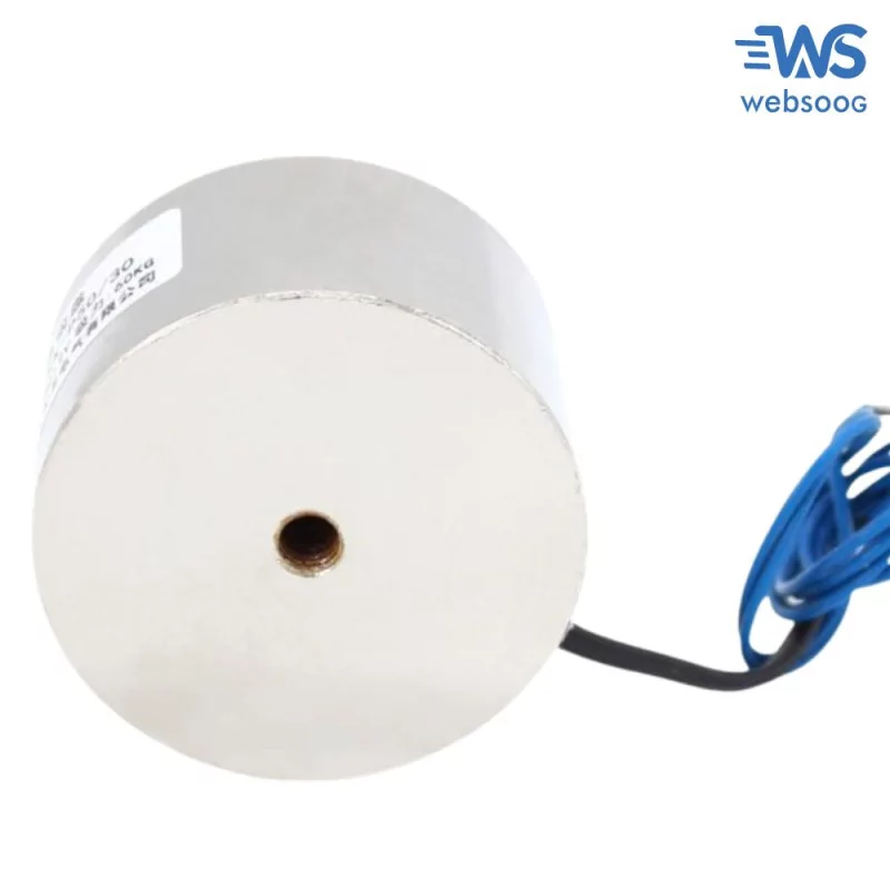 Serrure - LY-2529 - Électro-aimant rond - DC12V - Force de maintien 7KG