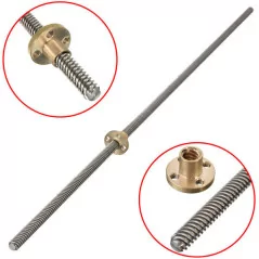 8mm Acme threaded Rod Stainless steel Leadscrew+T8 Nut