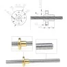8mm Acme الخيوط قضيب الفولاذ المقاوم للصدأ Leadscrew + T8 Nut