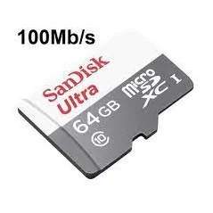 carte mémoire sandisk 32/64 GB 100mb/s