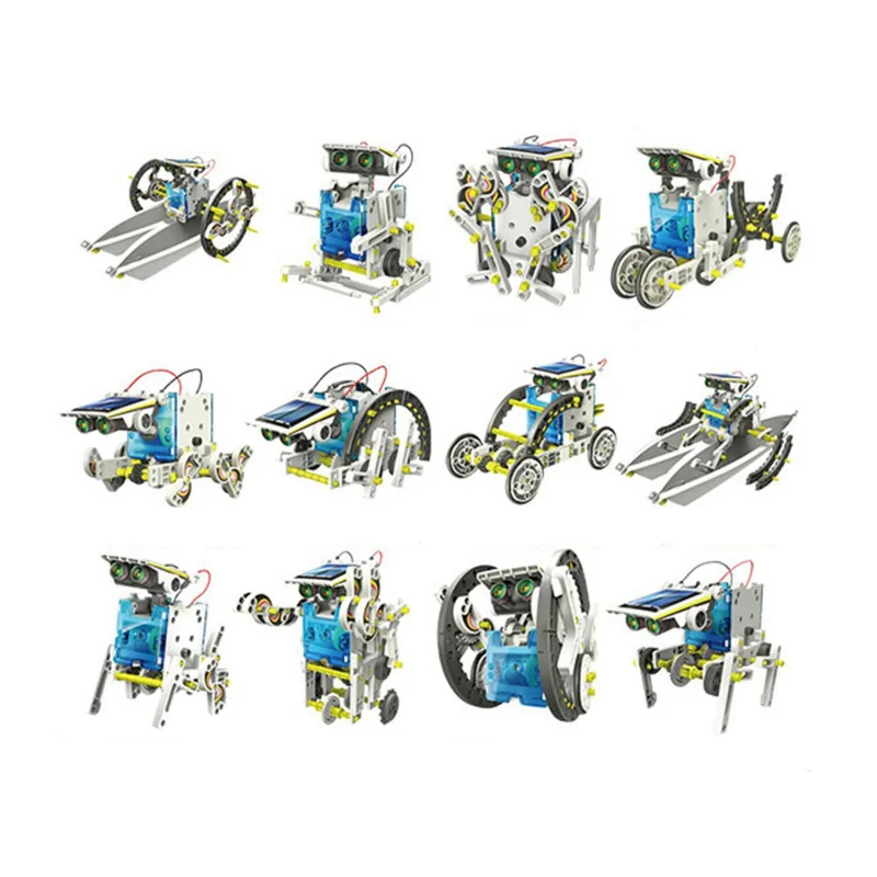 Robot Solaire 13 En 1 Hojalis - Kit STEM Éducatif Pour Enfants : Maquette Voiture & Robot Jouet Construction Scientifique Sans Pile