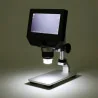 Microscope numérique pour la réparation de téléphone, zoom 600X++, qualité d'image 3,6 MP, écran vidéo LCD HD de 4,3 pouces