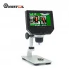 Microscope numérique pour la réparation de téléphone, zoom 600X, qualité d'image 3,6 MP, écran vidéo LCD HD de 4,3 pouces