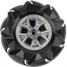 Roue omnidirectionnelle Mcnamum 60MM NOIRE, 4 pièces, roue universelle en plastique, blé, accessoires de voiture intelligents