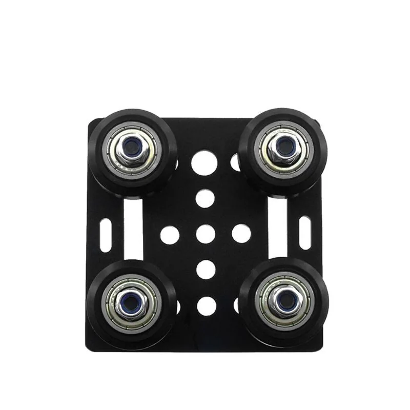 V-Slot GANTRY Plate + Isolation Column + 4 Wheels (65*65*3mm)