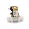 Electric Solenoid Valve Magnetic DC 12V N/C Water Air Inlet Flow Switch 1/2" N/C with pressure