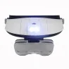 Loupe MG81001-G (2 LED + BATTERY 2 CR6120)