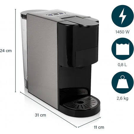 Machine A Café Avec Capsules 2 EN 1 KITCHEN LAB
