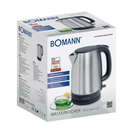 Bouilloire En Acier Inoxydable 1.7L 2200W Bomann WKS 6043 CB 4