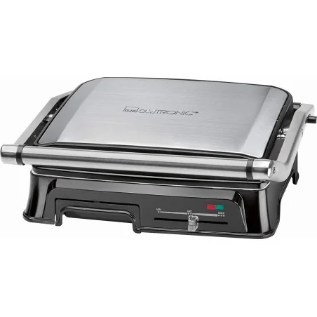 Grille de contact Clatronic KG 3571 acier inoxydable/noir 4