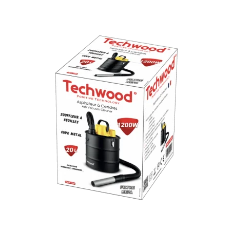 Aspirateur a Cendres 20L Techwood 1200W 6
