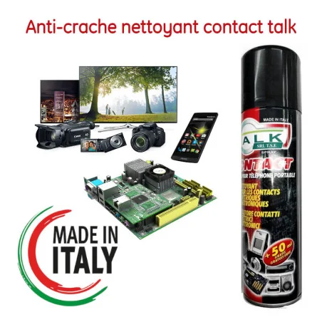 Anti-crache nettoyant Pour les Contacts Electroniques, Electrique Talk Made in Italy