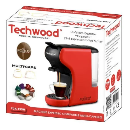 Cafetière Multi-Capsules 19Bar Techwood TCA-191N
