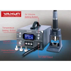 YAXUN station de soudage professionnelle YX891, pistolet à air chaud sans plomb, affichage numérique Intelligent, 1000W