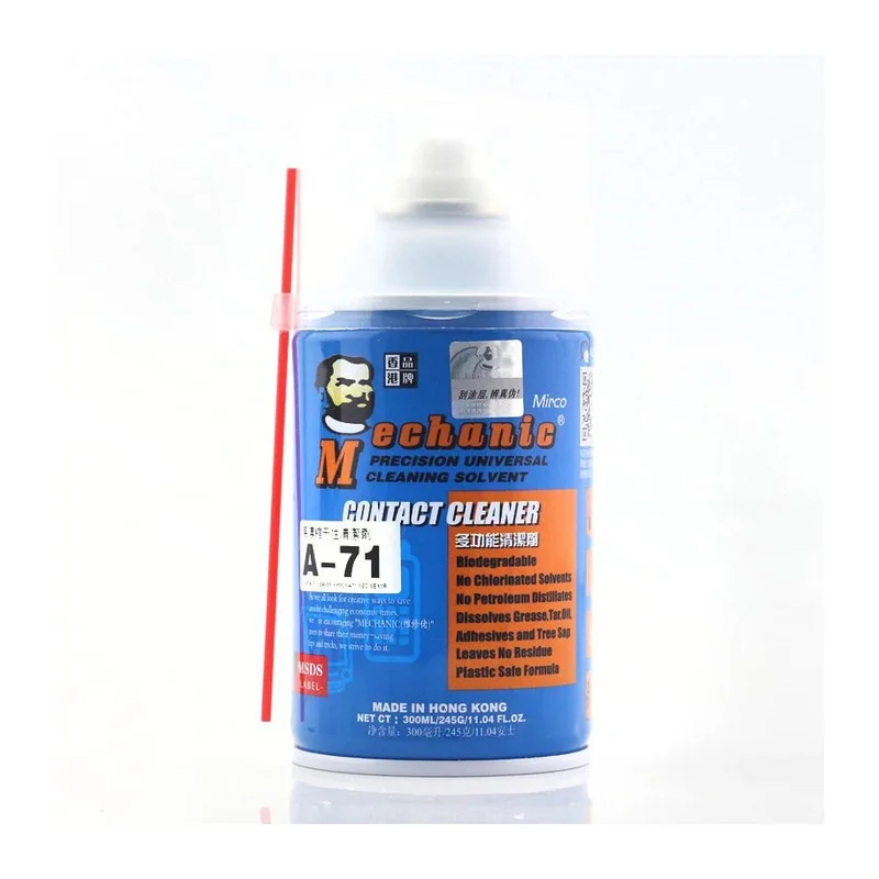 CONTACT CLEANER MECHANIC A71 300ML QUICK-DRYING TYPE ORIGINAL 70128