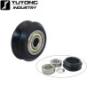 Delrin Dual V Wheel kit with 625ZZ Bearings Eccentric Spacers for V-Slot Aluminum Profile 3D Printer OX CNC Router 1PCS