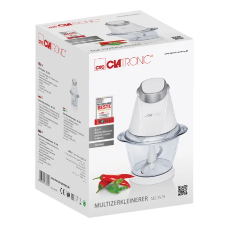 Hachoir Clatronic 2-en-1 multi-usages MZ 3579 blanc 2