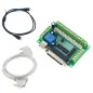 Upgraded 5 Axis CNC Interface Adapter Breakout Board for Stepper Motor Driver Mach3 +USB Cable hot sale and LPT Cable
