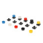 25pcs Switch and Button Kit (12x12x7.3mm) 25pcs Switch and Button Kit (12x12x7.3mm)