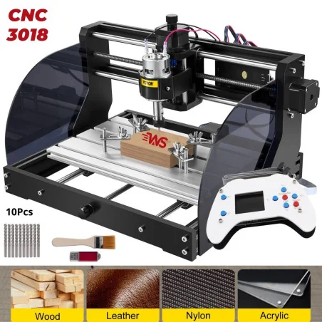 CNC 3018 Pro CNC 3018 300×180×45mm CNC Machine GRBL Control with Offline Controller 3 Axis