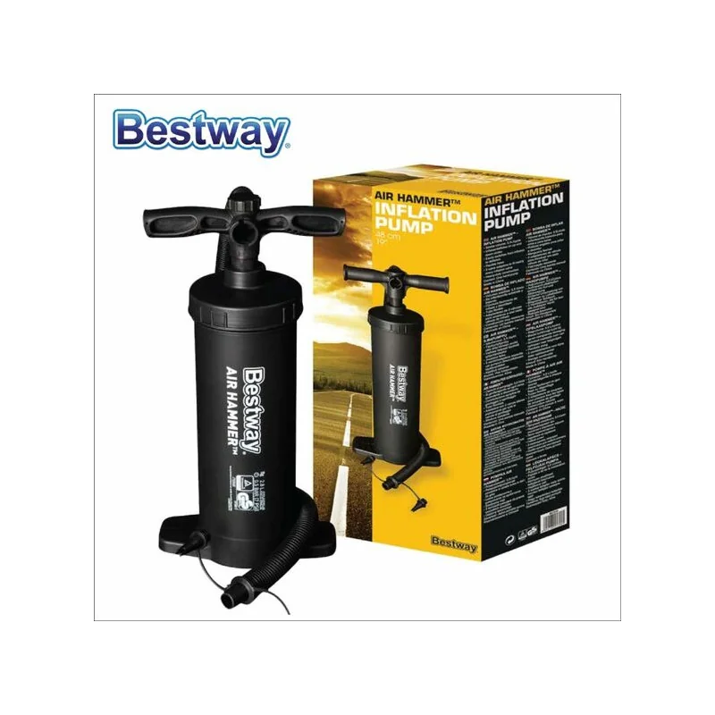 Bestway Pompe À Matelas, Pompe À Piscine 37cm -62086 - Noir