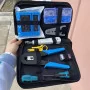 Kit d'outils de sertissage Rj45 de 32 pièces pour outils de réparation de réseau de testeur de câble Lan CAT5/CAT6