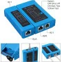 Kit d'outils de sertissage Rj45 de 32 pièces pour outils de réparation de réseau de testeur de câble Lan CAT5/CAT6